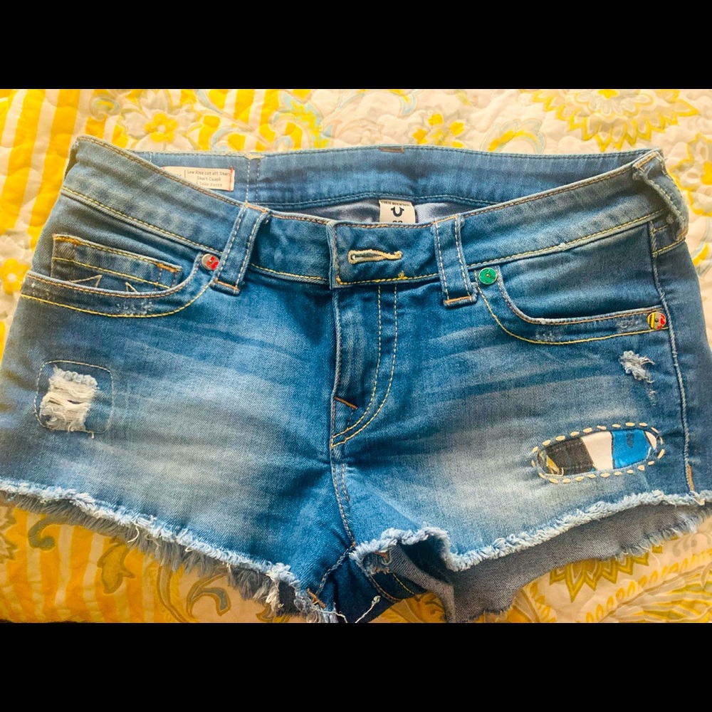 True religion shorts worn once too small for me.